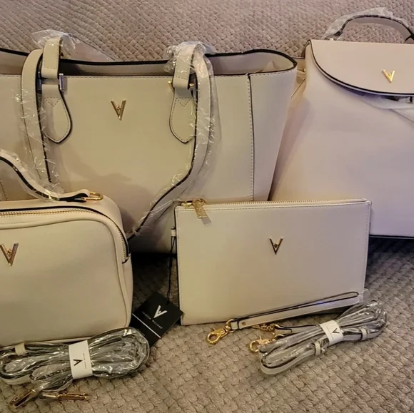 Vanessa Williams Handbag Vanessa Williams Lush Collection Backpack Purse Off White  main image 2